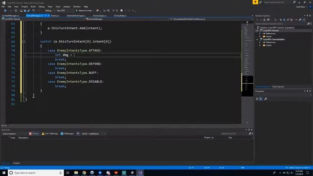 CardRPG Scriptable Objects Tutorial for Unity [Part 10] - The Enemy Manager & Intents System смотреть онлайн