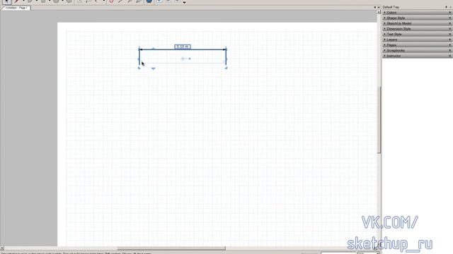 SketchUp Layout 3 Инструменты, цвет, стиль фигур Урок 3 смотреть онлайн