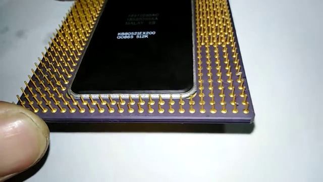 CPU Pentium Pro 200 Engineering sample Q0865 512k I604201Q-6174 Video certification 影片認證 смотреть онлайн