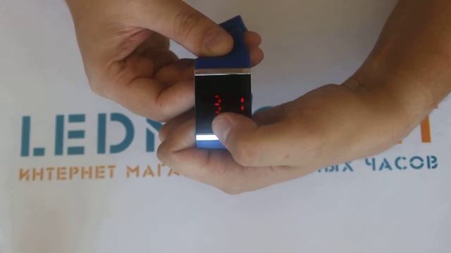 Сенсорные часы "Smart touch" (blue) смотреть онлайн