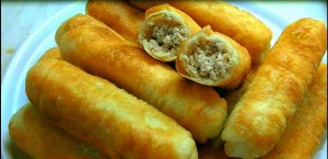 Жареные Трубочки мясные . РЕЦЕПТ ПРИГОТОВЛЕНИЕ