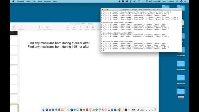 MongoDB - The Beginners Bootcamp - Greater Than Equal ($GTE) смотреть онлайн
