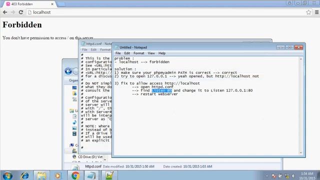 localhost error : forbidden and phpmyadmin access denied for user root смотреть онлайн