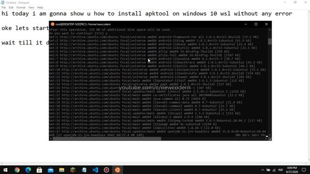 how to install apktool on windows 10 wsl without any error смотреть онлайн