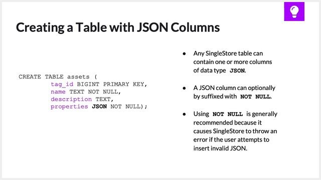 Working with JSON (Part 2 of 4, Creating JSON Tables) смотреть онлайн