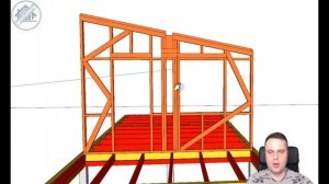 Дачный дом 4 х 8м с террасой 2 х 4м (каркасный) строим своими руками по себестоимости. Строим дачу!