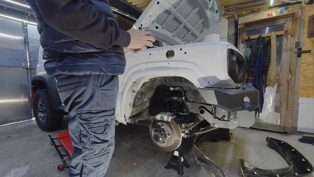 Suzuki Jimny Jb74 鈴木ジムニー74 Installazione Snorkel Tjm