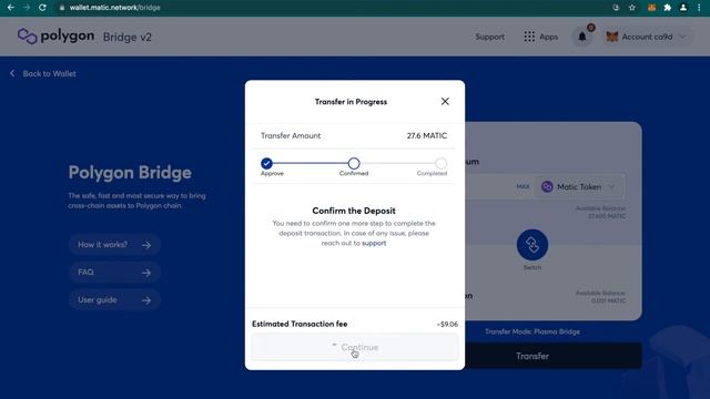 How to Transfer Cryptos from Ethereum to Polygon/Matic Network with Metamask & Polygon Bridge смотреть онлайн