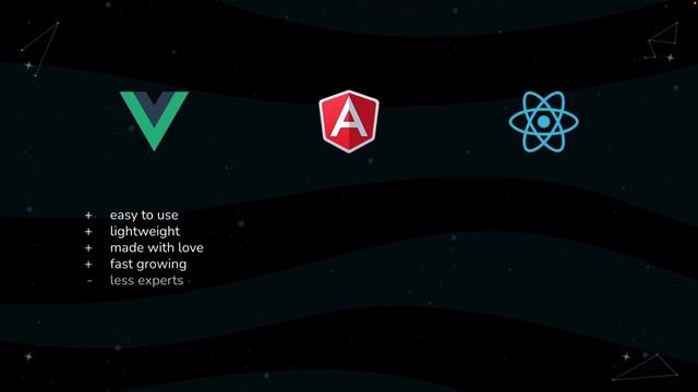 Какую библиотеку JavaScript выбрать в 2023 году - VUE VS Angular VS React ? смотреть онлайн