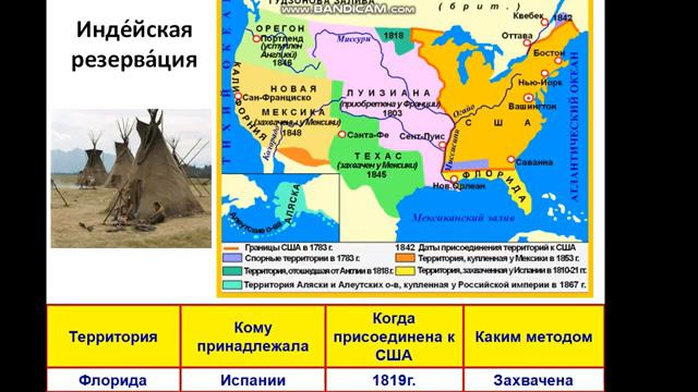 Какими способами расширялась территория США смотреть онлайн