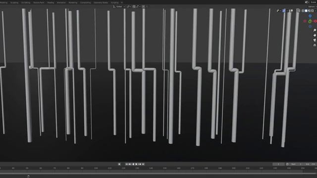 Procedural Pipeline Generator. Blender geometry nodes experiment 17 смотреть онлайн
