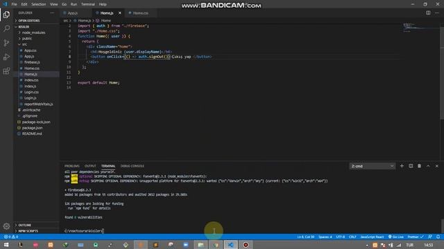 React Firebase Bağlantısı(Ekleme,Silme,Güncelleme,Gösterme) смотреть онлайн