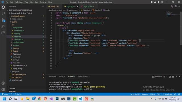 Simple Registration, LogIn Page Front End Development In React, .Net Web API & MySql Part 3 In Hind смотреть онлайн
