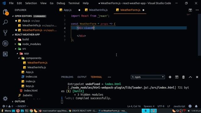 React.js Aplicación del Clima con OpenweatherMap API смотреть онлайн