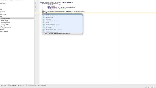 Writing Apex triggers Salesforce. Написание триггера на платформе Salesforce. смотреть онлайн