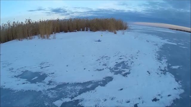 Щука на жерлицы. Дадынское озеро зимой. смотреть онлайн