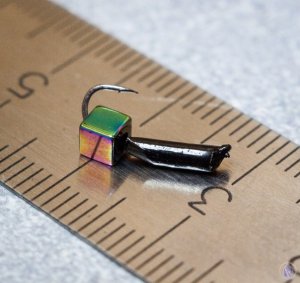 БЕЗМОТЫЛКА ГВОЗДЕКУБИК ХАМЕЛЕОН. МОРМЫШКА НА ПЛОТВУ И КРУПНОГО ОКУНЯ