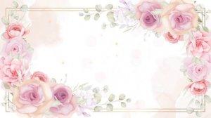 Фон. Рамка цветы розы | Бесплатные футажи для видео монтажа.