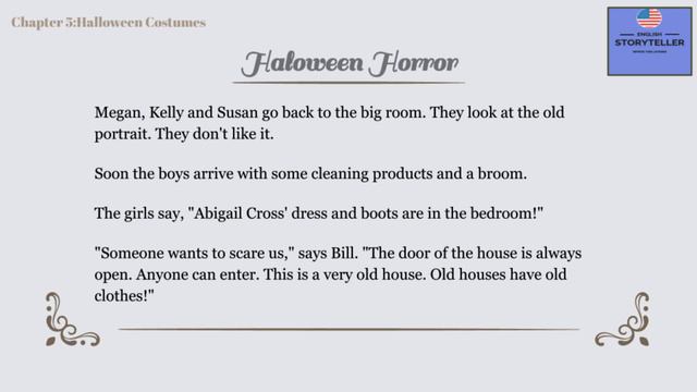 Haloween Horror story -English Listening Practice-A1 Level смотреть онлайн