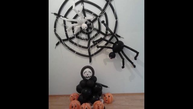 Украшение шарами детских праздников(Halloween party) смотреть онлайн