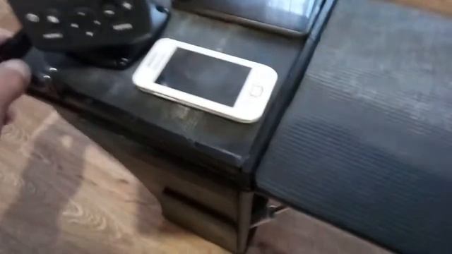 Тележка для лодочного мотора,транцевые колёса и столик для эхолота. смотреть онлайн