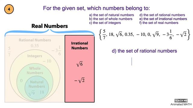 Set of Real Numbers Part 2 [College Algebra Prereq] Animated Solve-Along Math Worksheet + Solutions смотреть онлайн