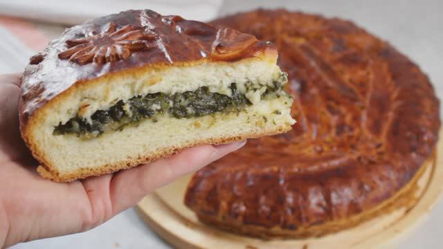 Пирог в духовке. 🍎 Пирог с яблоками и щавелем. Простой пирог. смотреть онлайн