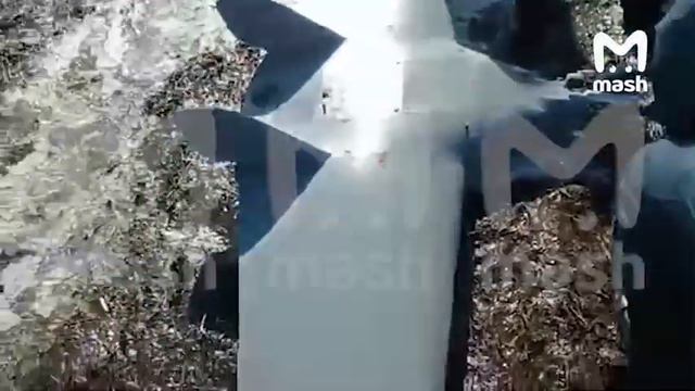 Видео с места падения беспилотника в Одоевском районе Тульской области смотреть онлайн