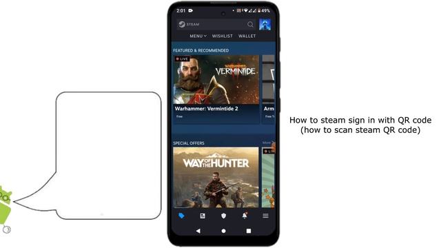 How to scan steam QR code using your phone | sign in on steam using QR code смотреть онлайн