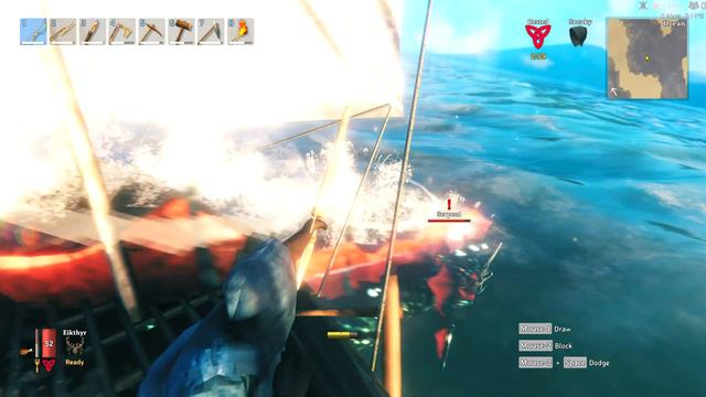 Valheim Death by Sea Serpent смотреть онлайн