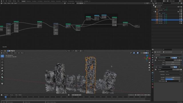 Procedural Apocalyptic Ghost City Using Geometry Nodes смотреть онлайн