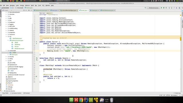 Урок Java 221: RMI смотреть онлайн