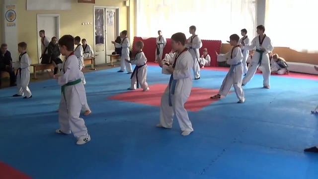27-12-2014. Аттестация на голубой пояс. Киев-Квон смотреть онлайн