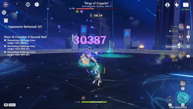 4 Star characters & weapons spiral abyss 4.1 floor 12 genshin impact смотреть онлайн