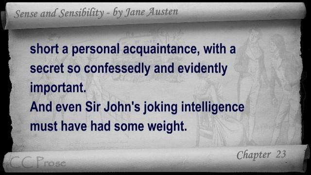 Chapter 23   Sense And Sensibility By Jane Austen