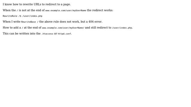 Webmasters: Rewrite URLs to add a slash (2 Solutions!!) смотреть онлайн