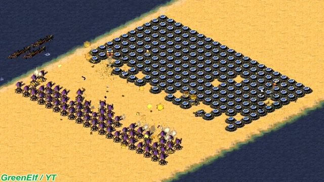 Gattling Cannon vs PILLBOX - Same Cost + Power - Red Alert 2 смотреть онлайн