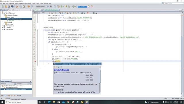 Java Swing - Custom JRadioButton смотреть онлайн