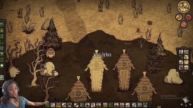 DONT STARVE | Spider Queen VS pigs | Base update смотреть онлайн