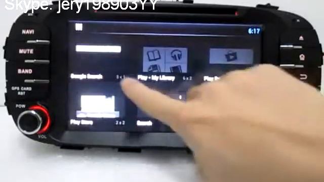 Ouchuangbo android 4.2 gps radio Kia Soul 2014 Double drive using смотреть онлайн