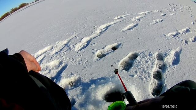 Зимняя рыбалка.Ловля на "Бомбу". смотреть онлайн