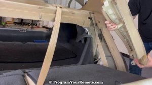 2001 - 2005 Honda Civic Rear Deck Removal - How To Remove Speaker Shelf To Install Speakers