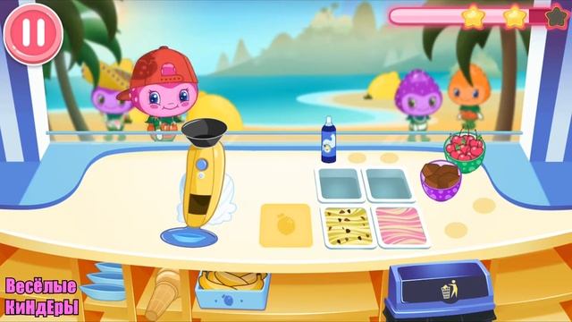 Земляничка: Остров мороженого Цитрусовые пески Мультик Игра Для детей #4 смотреть онлайн