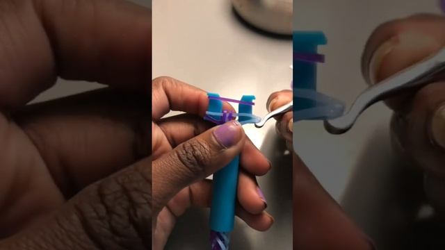 How to make a rainbow loom French braid tutorial ❤️???????? смотреть онлайн