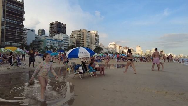 ?? Rio De Janeiro, Brazil | Brazilian Beach Of LEBLON 【 4K 】