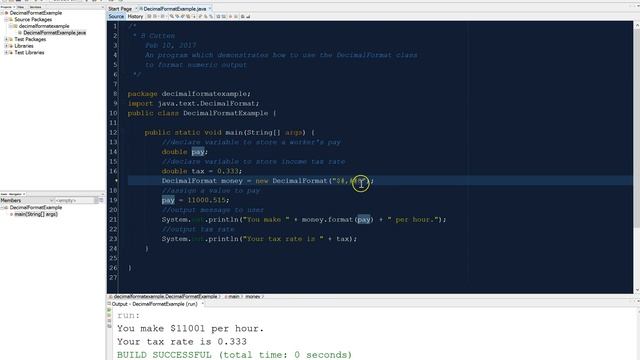 DecimalFormat Example смотреть онлайн