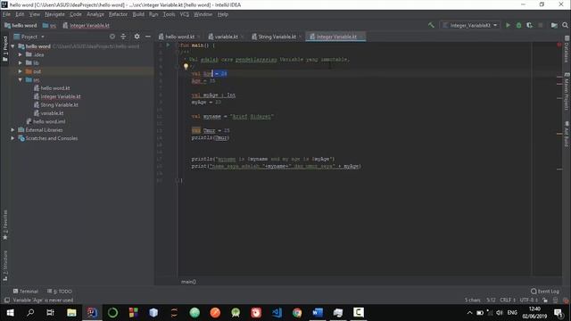 2. Belajar Kotlin - Val vs Var смотреть онлайн