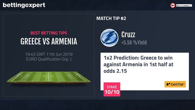 Euro 2020 Qualifiers | Top tips for Greece vs Armenia смотреть онлайн