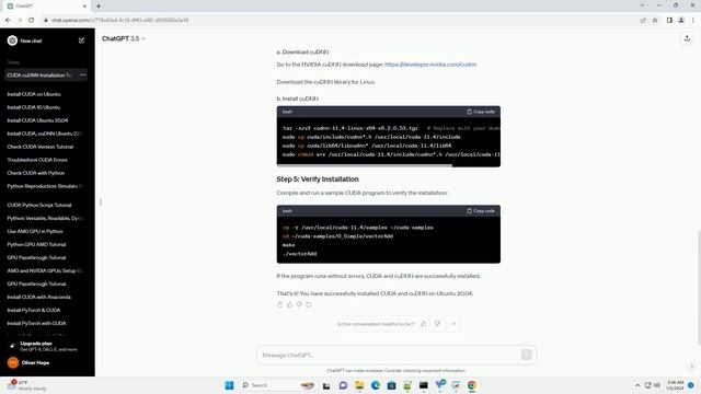 how to install cuda and cudnn ubuntu 20 04 смотреть онлайн