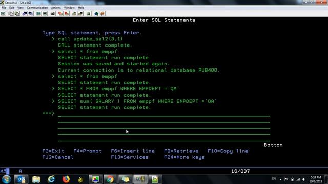 Introduction to SQL - Stored Procedure in IBM i (AS400) | yusy4code смотреть онлайн